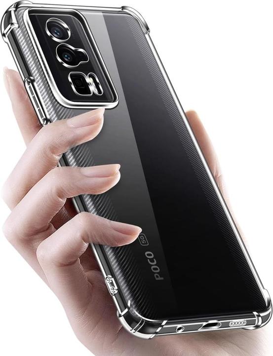 Produktbild Screenguard Xiaomi Poco F5 Pro Hülle Crystal Soft Airbag Bumper (Xiaomi Poco F5 Pro)