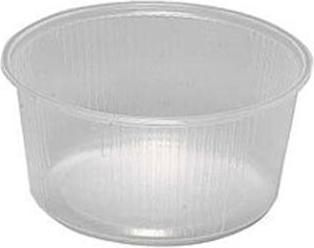 Actual product image Wimex.eu Salad servers 250 ml Ø101x50 mm Round PP Clear,10 pk x 100 pcs/box