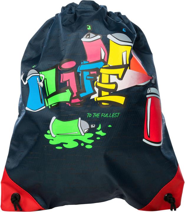 Image du produit KidsExperts Sac de sport pour enfants Graffiti, sac de voyage pour enfants, sac de sport, sac à chaussures