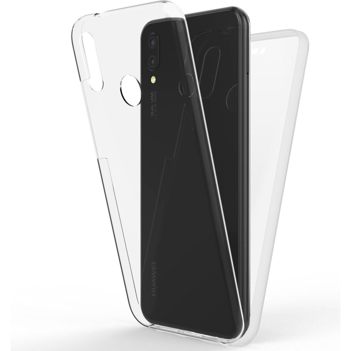Nalia 360 Grad Handyhülle (Huawei P20 Lite), Smartphone Hülle, Transparent