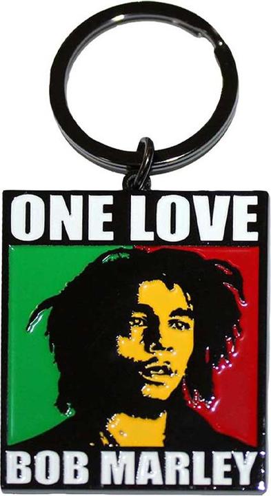 Actual product image Bob Marley One Love Keyring