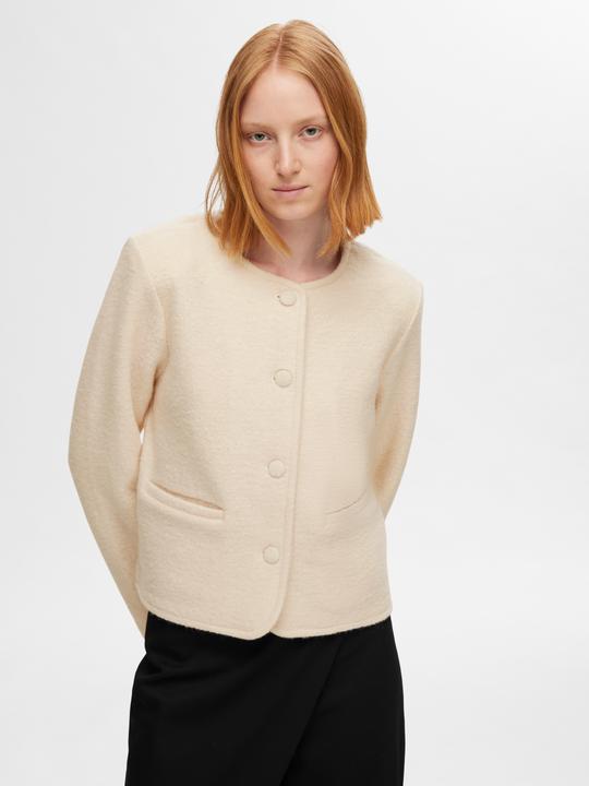 Actual product image Selected 100% wool cardigan (L)