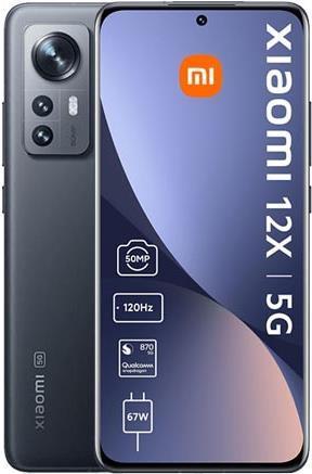Actual product image Xiaomi 12X EU (128 GB, Grey, 6.28", Dual SIM, 50 Mpx, 5G)