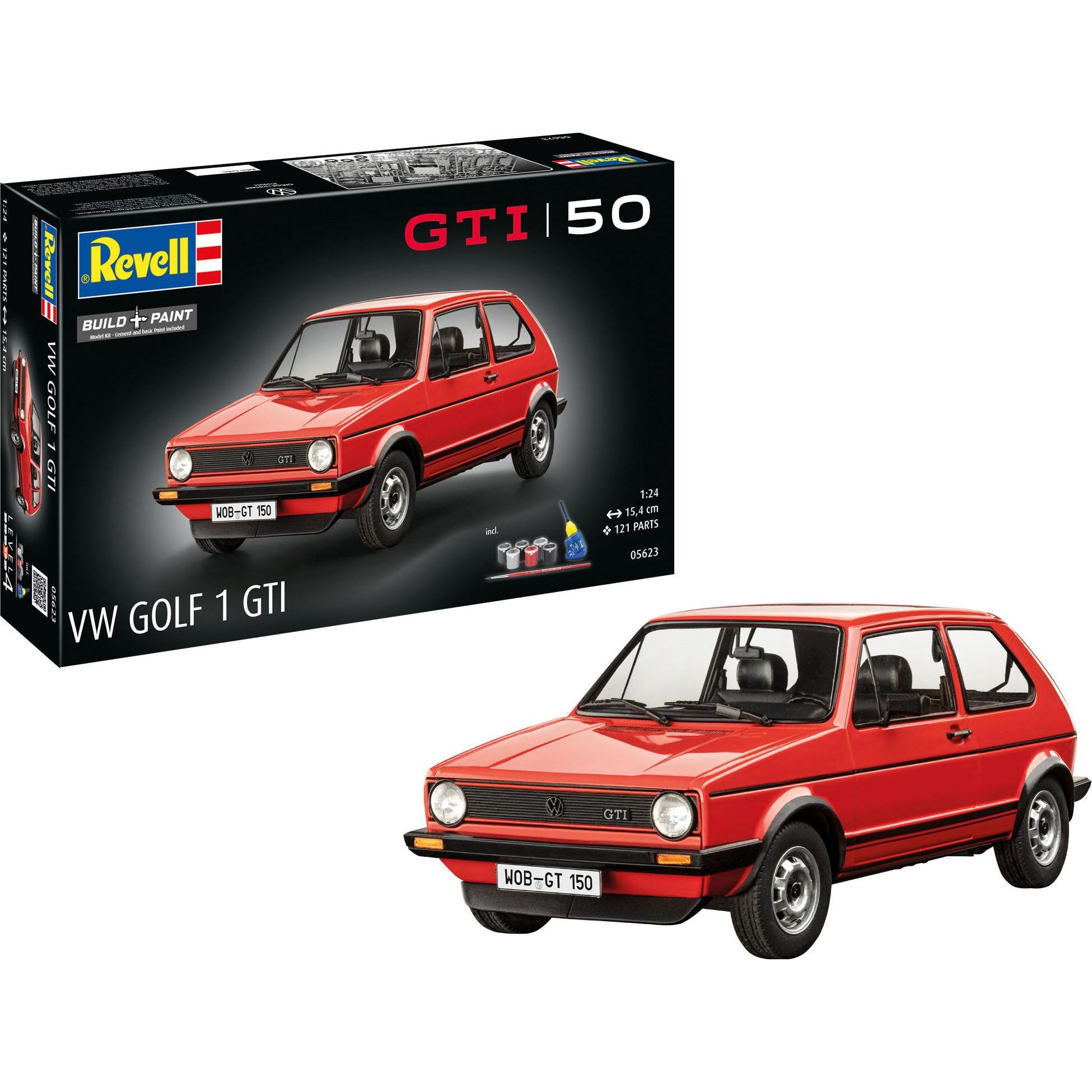 Revell Geschenkset 50 Jahre VW Golf 1 GTi (05623)