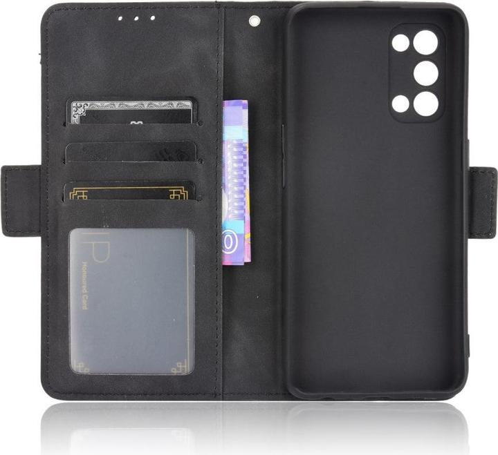 Produktbild Cover-Discount OPPO Find X3 Lite - Etui mit vielen Kartenfächer schwarz (Oppo Find X3 Lite)