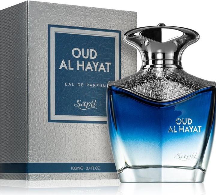 Actual product image Sapil Oud Al Hayat For Unisex 3.4 oz EDP Spray (Eau de parfum, 53.30 ml)