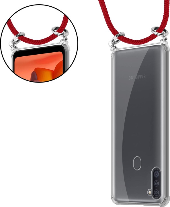 Produktbild Cadorabo TPU Handy Kette SILBER Cover