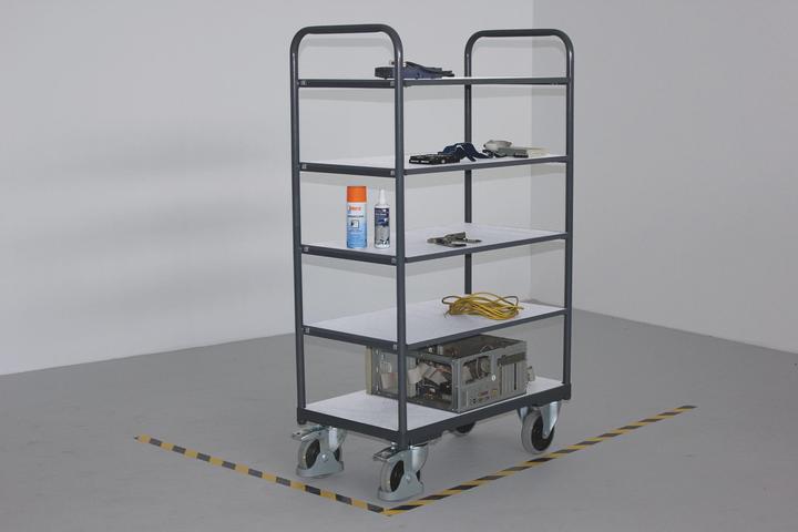 Actual product image 0 ESD high shelf trolley