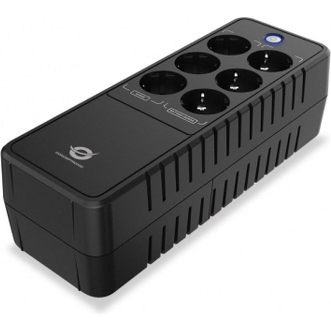 Conceptronic ZEUS Office USV 650VA LED / ZEUS 05E (650 VA, 360 W) (ZEUS05E)