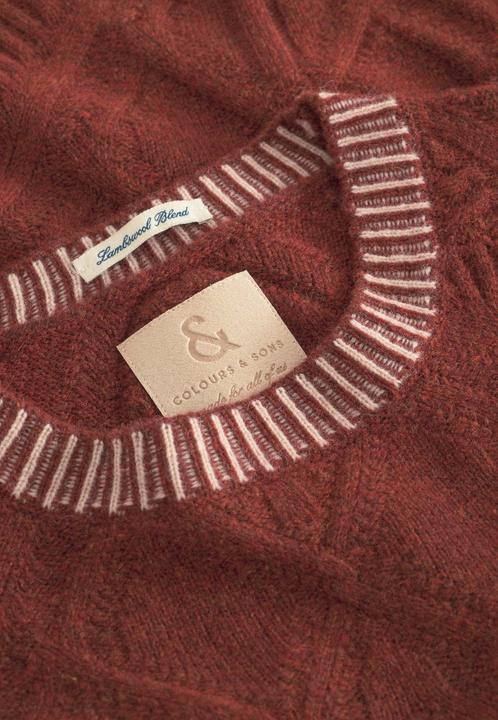 Immagine prodotto Colours & Sons Maglia con scollo rotondo Struttura etnica (XL)
