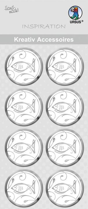 Produktbild Ursus Kreativ-Accessoires "Charity", Fische silber