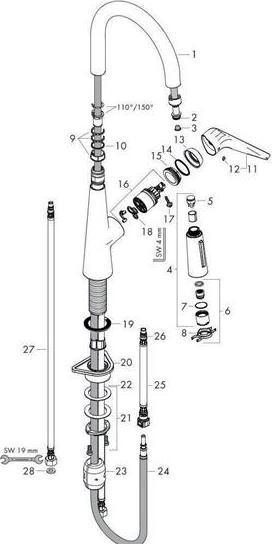 Produktbild hansgrohe Talis S Chrom