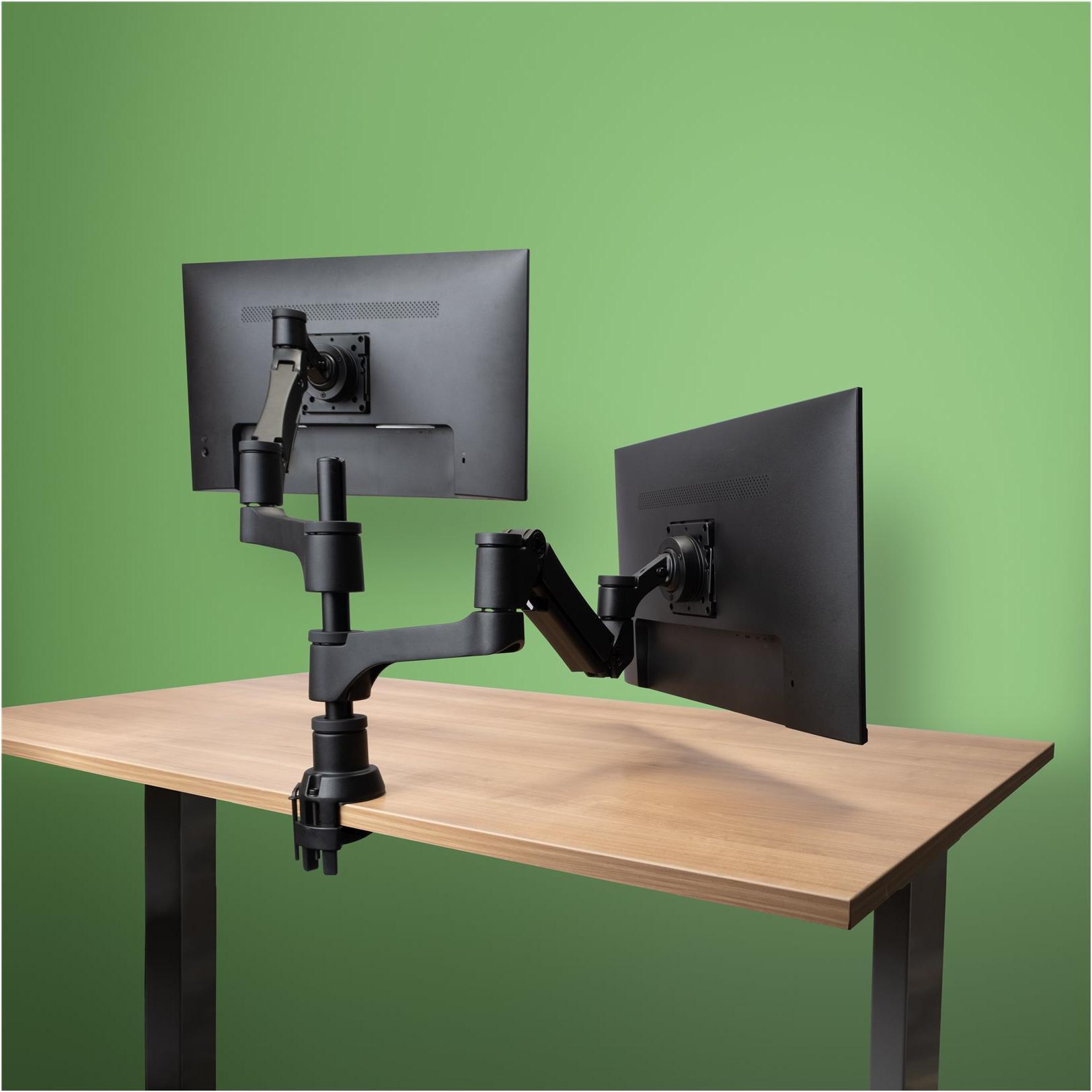 R-Go Tools Caparo 4 D2 (Tisch, 26"), Monitor Halterung, Schwarz, Silber