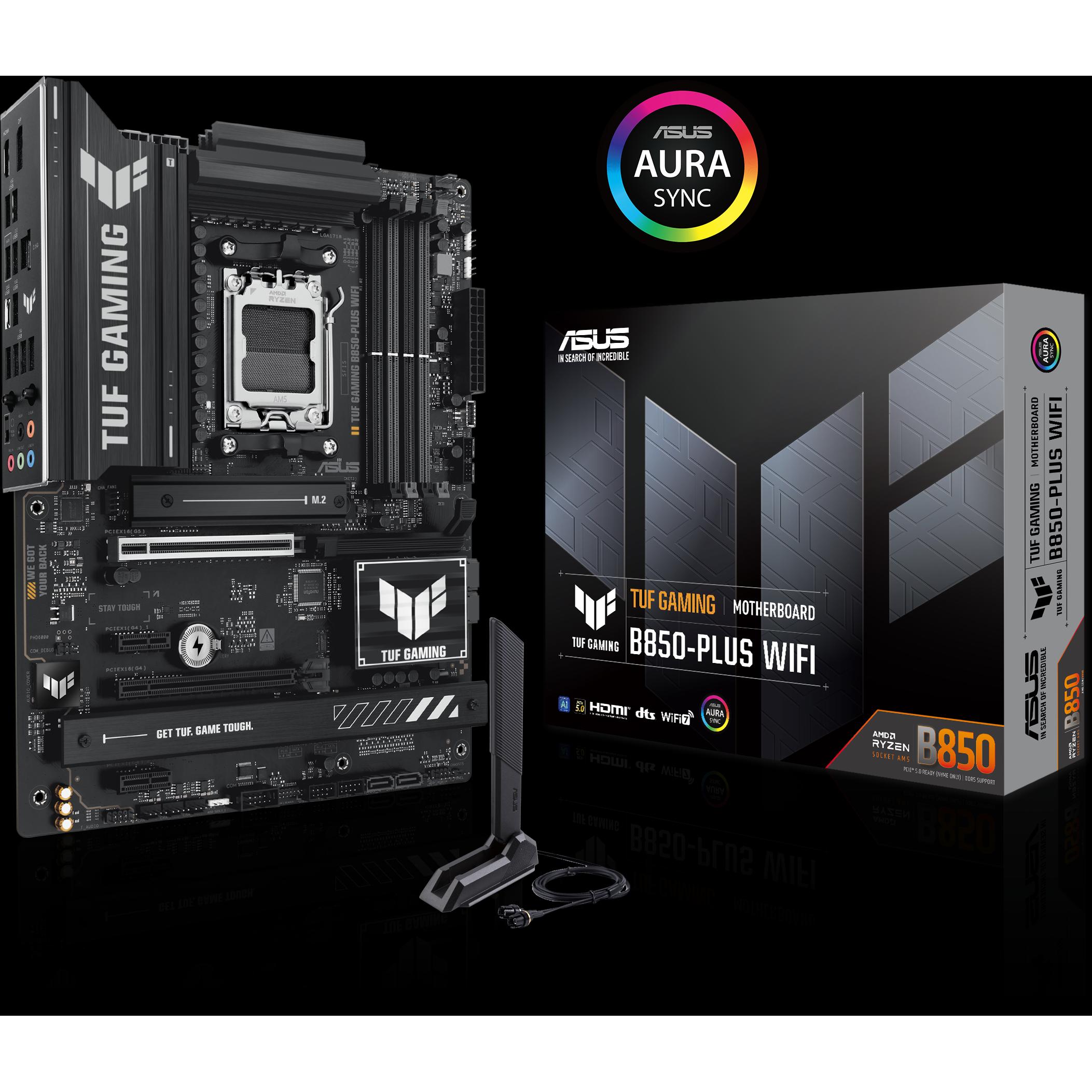 ASUS TUF Gaming B850-Plus Wifi (AM5, AMD B850, ATX), Mainboard