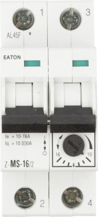 Image du produit Eaton Disjoncteur de protection moteur, 10-16 A, 2p 248399