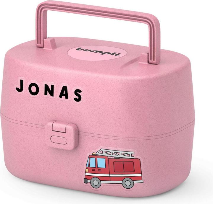 Produktbild Bumpli Lunchbox mit Sticker Set Rosa