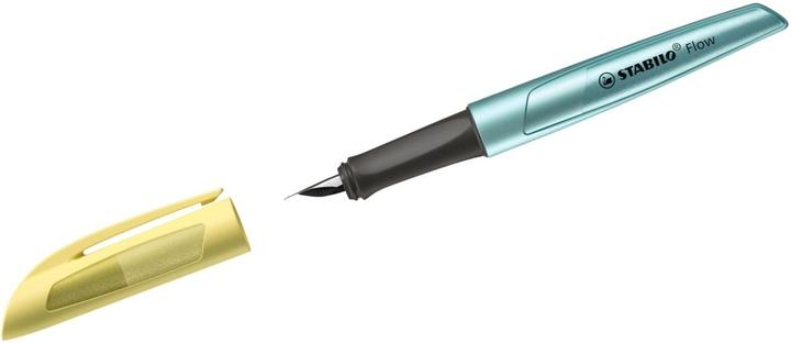 Produktbild STABILO Flow COSMETIC Füller (Gelb, Blau, 1 x)