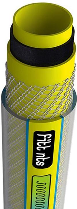 FITT Profi Gartenschlauch 1 Zoll 50 m NTS Yellow (50 m)