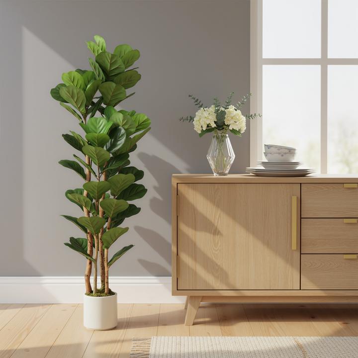 Actual product image Homcom Kunstpflanze Kunststoff Grün (150 cm)