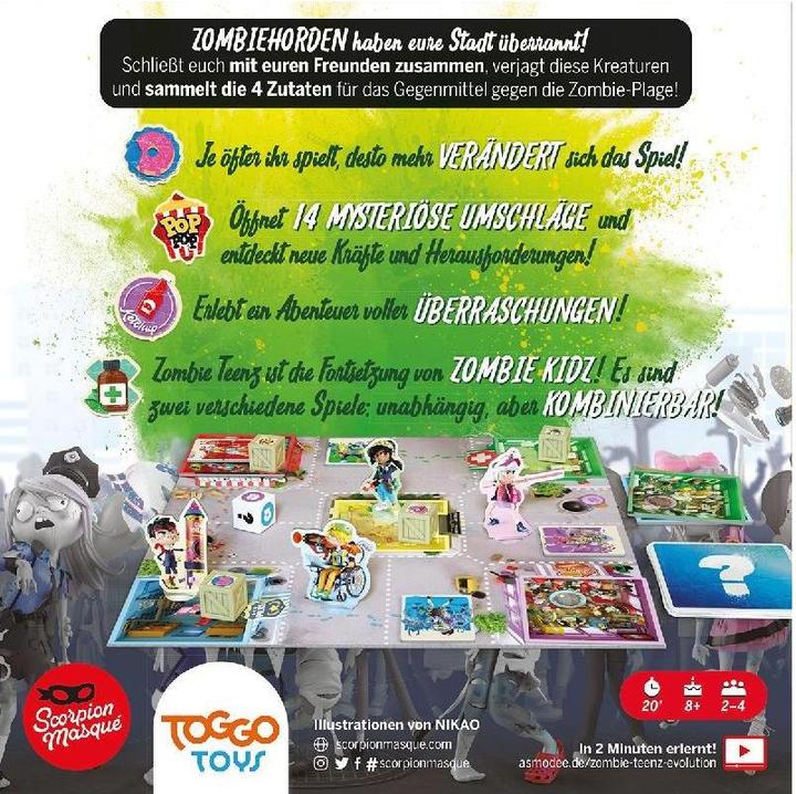 Image du produit Asmodée Zombie Teenz Evolution (Allemand)