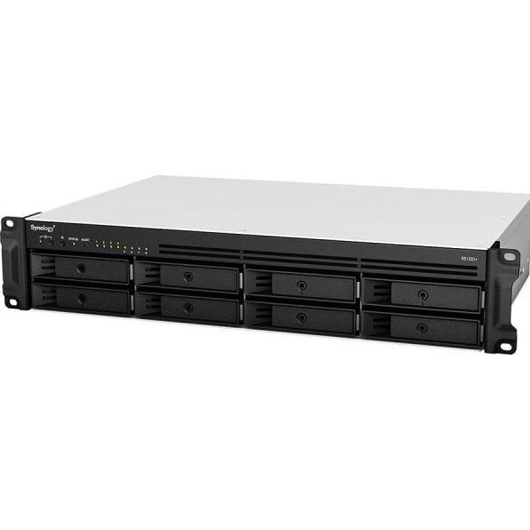 Synology RackStation RS1221RP+ NAS Speicherserver Rack 2U Eingebauter Ethernet-Anschluss, NAS, Schwa