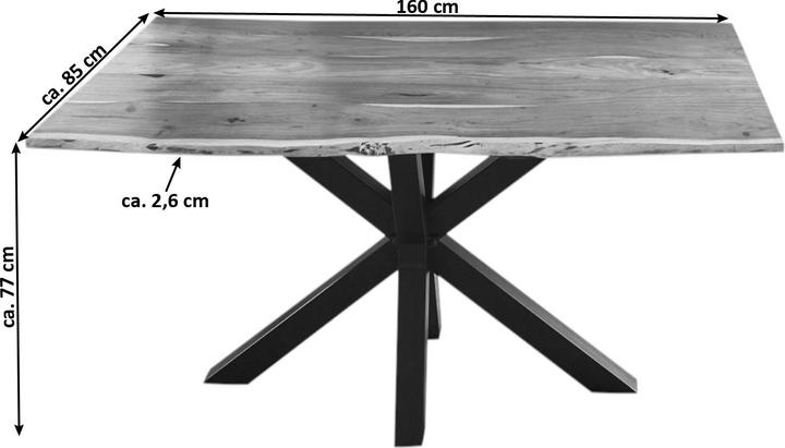 Actual product image SAM Quincy (160 x 85 x 77 cm)