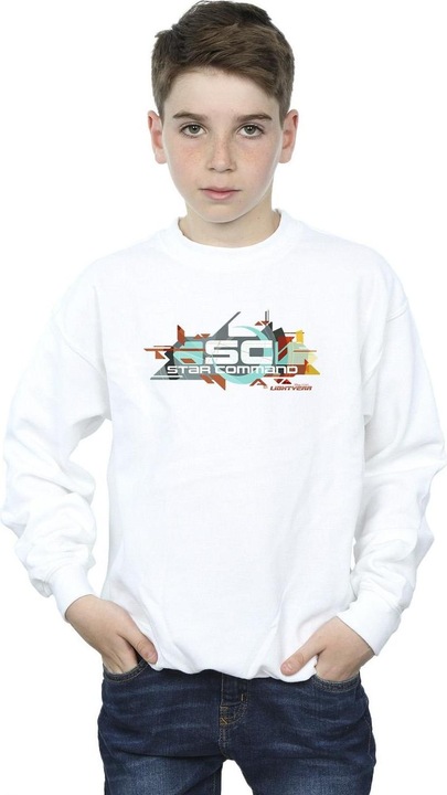 Actual product image Disney Boys Lightyear Star Command Graphic Title Sweatshirt (128)