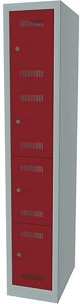 Produktbild Bisley MonoBloc™ Schliessfachschrank, 4 Fächer je Abteil