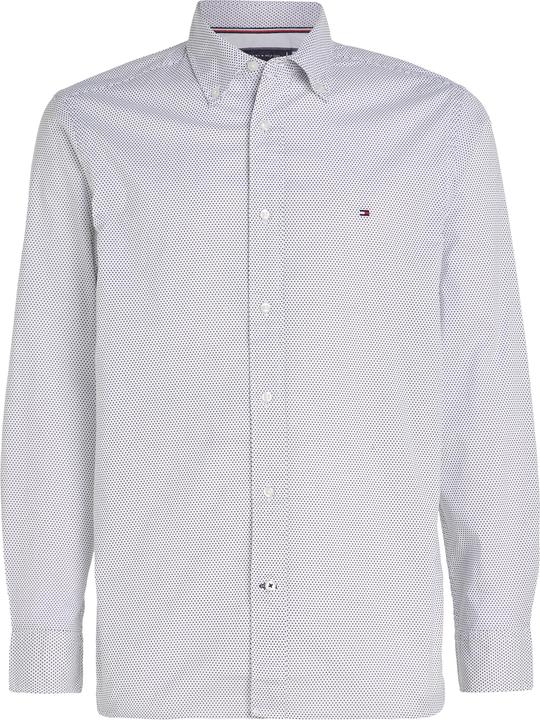 Image du produit Tommy Hilfiger Mini Print Shirt Regular Fit White/Carbon Nav (L)