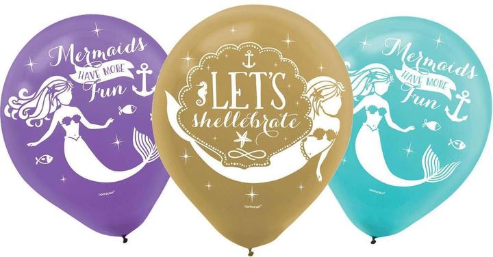 Amscan Mermaid Wishes (6 x)