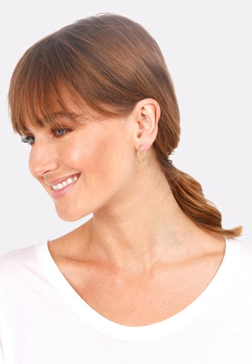 Actual product image Elli Creole, Geo (Elastic band, 925 sterling silver, No stone)