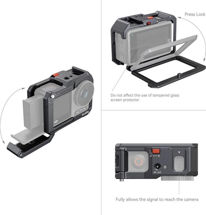 Produktbild SmallRig Cage für DJI Osmo Action 3 (Osmo Action)