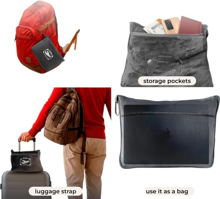 Immagine prodotto FlyHugz Blanket & Comfort Bag