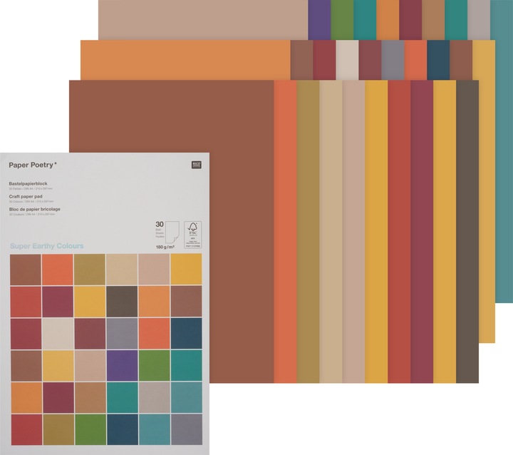 Produktbild Rico Design Bastelpapier (180 g/m², 1 x)