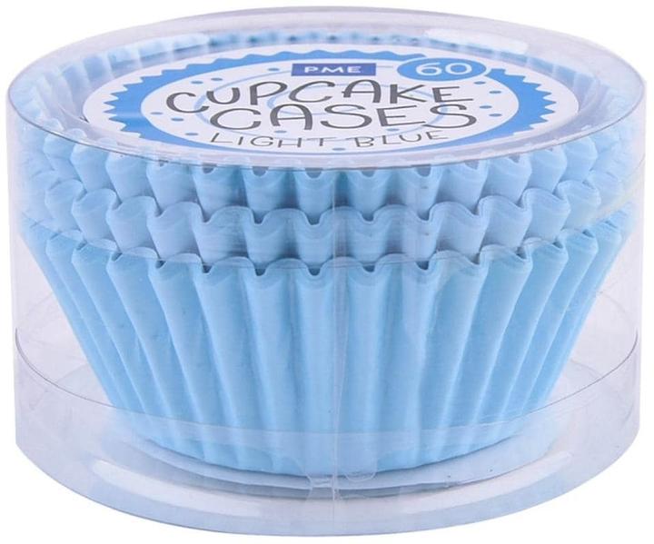 Produktbild PME Cupcake Backform Hellblau, 60 Stück (5 cm)
