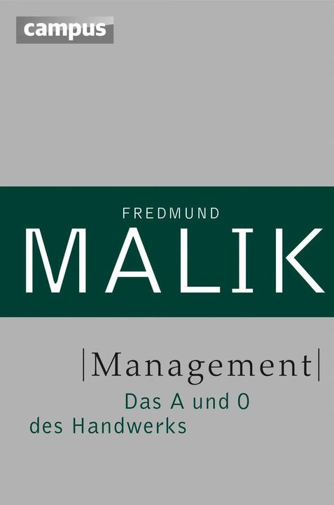 Actual product image Management (German, Fredmund Malik, 2013)
