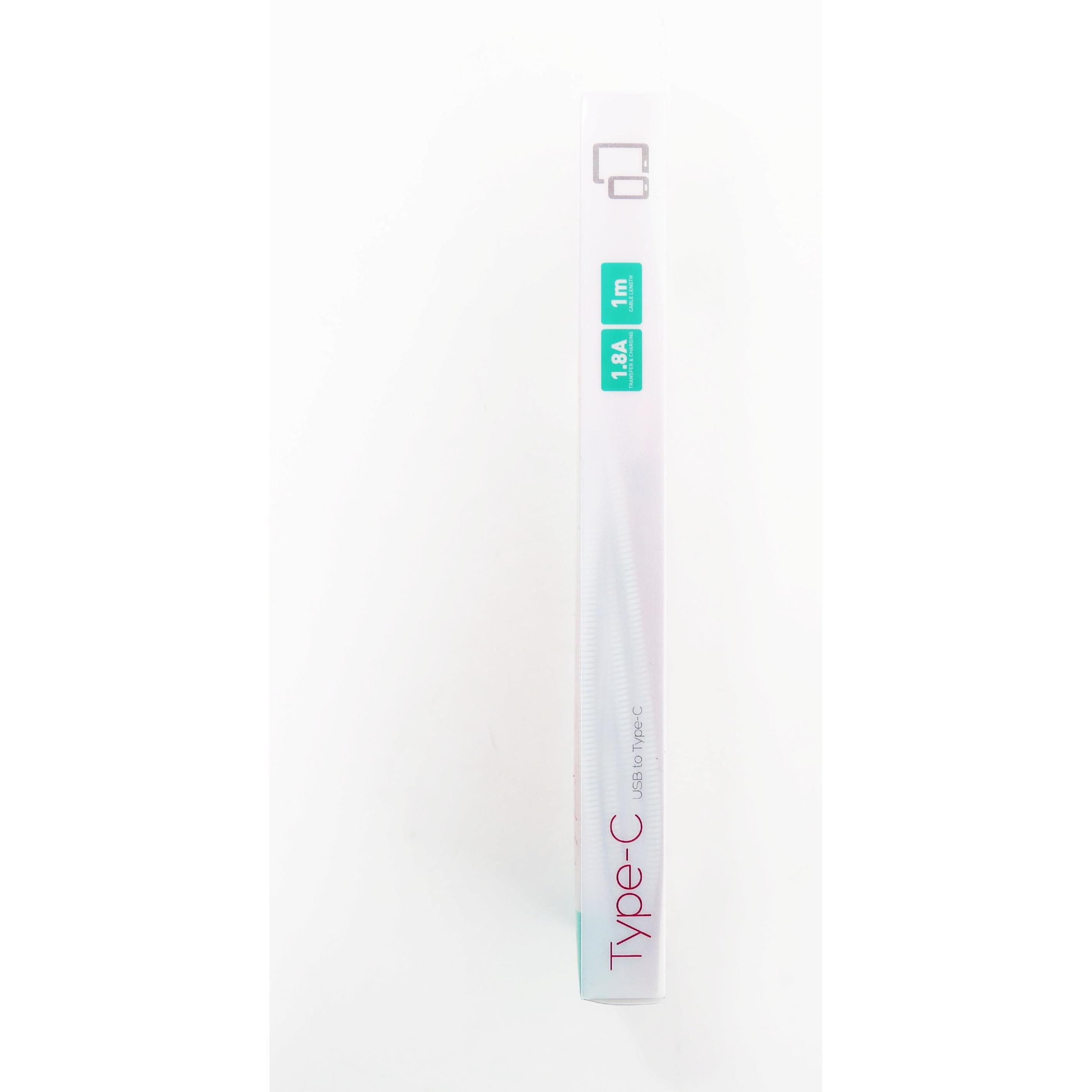 Thumbnail - Omega METAL TYPE-C TO USB 1.8A 1M SILVER 44214, *USBCM, *USBAM (1 m), USB Kabel