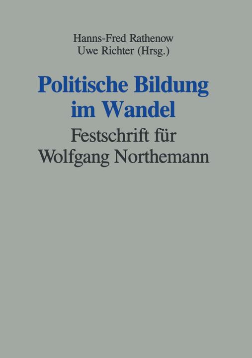 Produktbild Politische Bildung im Wandel (2012)