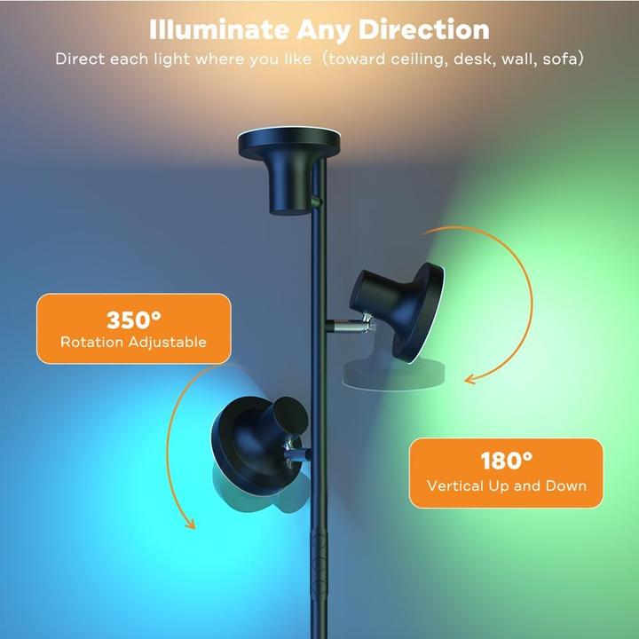 Image du produit LS LED Stehlampe Tres-Flex RGBW (2500 lm)