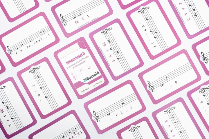 Actual product image Betzold Musik Note puzzle II (German)