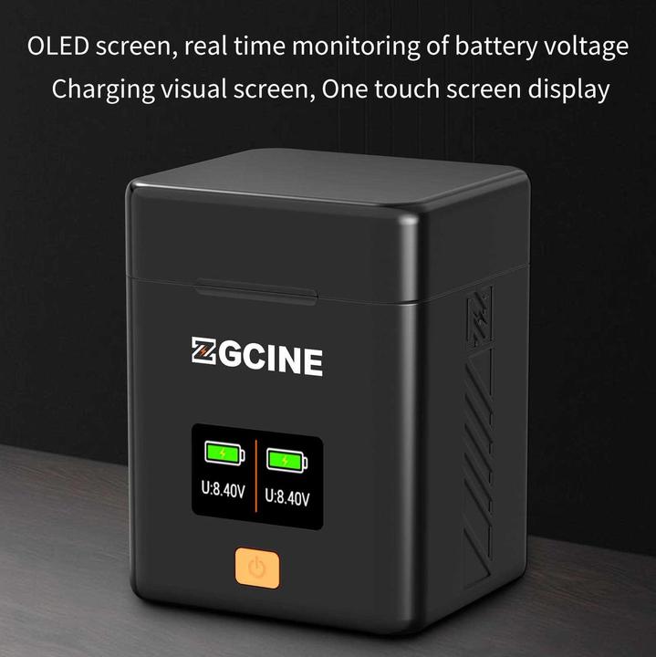 Actual product image ZGCine Charging Case For LP-E17 Battery (Camera battery charger)