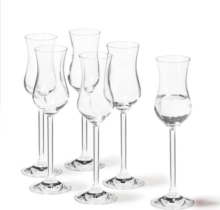 Leonardo Quotidiennement (1 dl, 6 x, Verres à liqueur + verres à grappa)