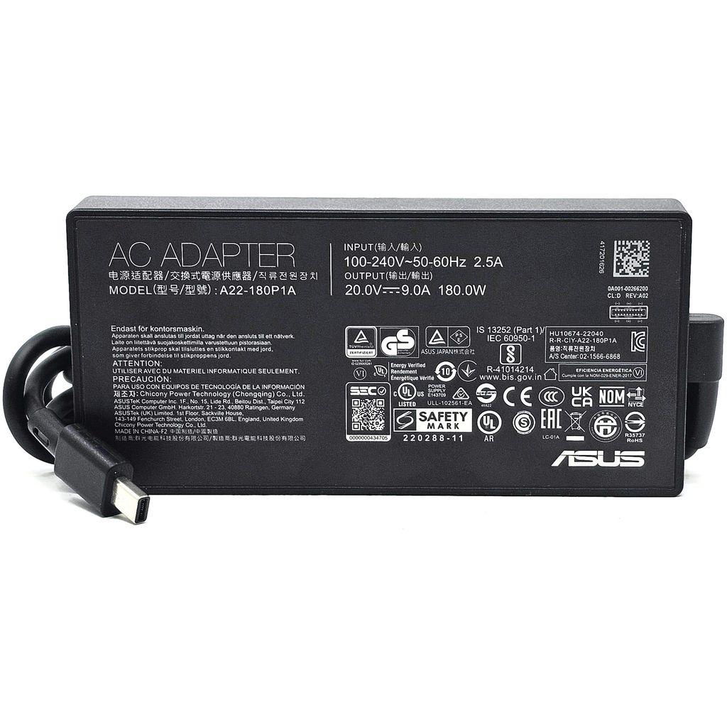 ASUS AC Adapter 180W / 20V / 9A / Compact Plug / 3Pin (180 W), Notebook Netzteil