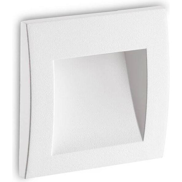 Ideal lux, Gartenbeleuchtung, WIRE LED Einbauleuchte 1,5W Weiss IP65 warmweiss 268996 (55 lm, IP65)