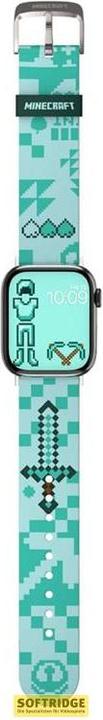 Actual product image Moby Fox Minecraft bracelet pour smartwatch Iconic (Silicone)