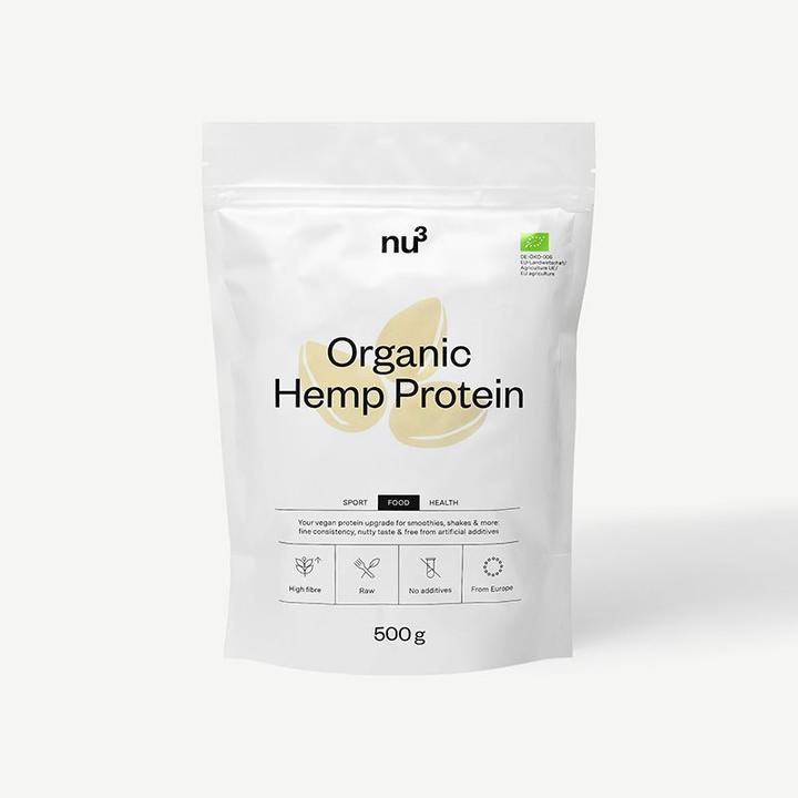 Produktbild nu3 Hemp Seed Protein organic Ds 500g (Neutral, 1 Stk., 500 g)