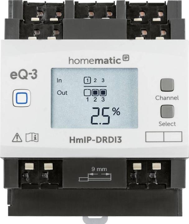 Immagine prodotto Homematic IP Attuatore dimmerabile per montaggio su guida top-hat HmIP (Attuatore dimmerabile)