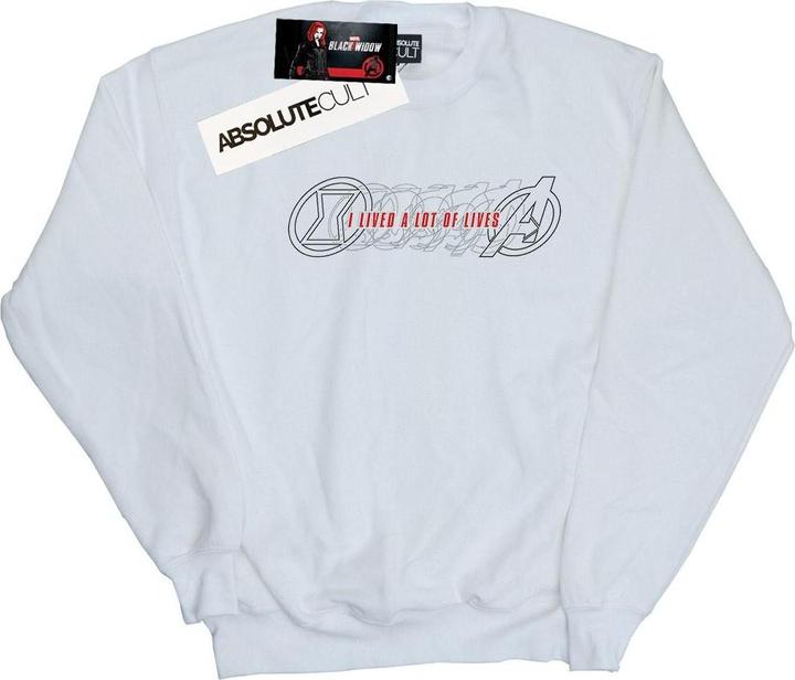 Black Widow Film Lots of Lives Baumwolle Sweatshirt (S)