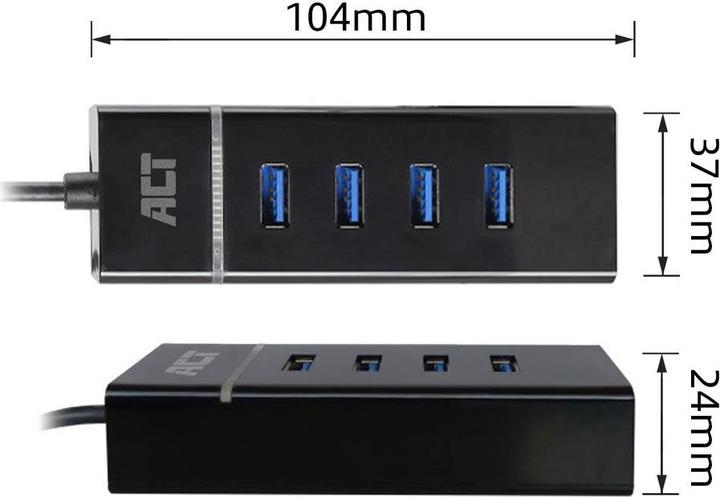 Produktbild ACT AC6415 (USB-C, 4 Ports)