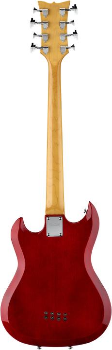 Image du produit Hagstrom Guitare basse, H8II, Wild Cherry Transparent, 8 cordes (Guitare électrique)